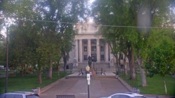 Weather camera view of Prescott Courthouse Square.