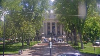 Weather camera view of Prescott Courthouse Square.