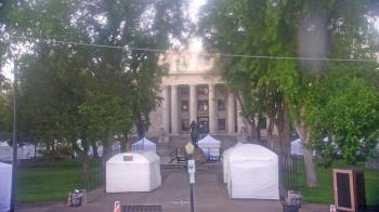 Weather camera view of Prescott Courthouse Square.