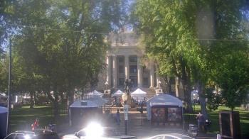 Weather camera view of Prescott Courthouse Square.