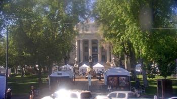 Weather camera view of Prescott Courthouse Square.