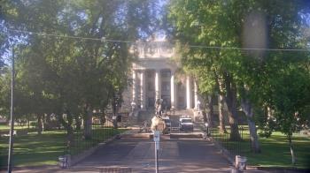 Weather camera view of Prescott Courthouse Square.