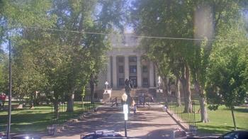 Weather camera view of Prescott Courthouse Square.