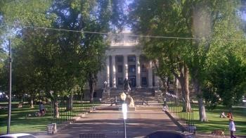 Weather camera view of Prescott Courthouse Square.