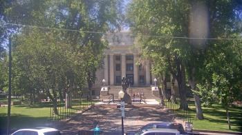 Weather camera view of Prescott Courthouse Square.