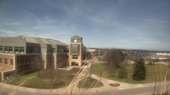 Weather camera view of Eastern Michigan University.