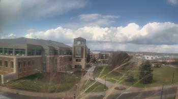 Weather camera view of Eastern Michigan University.