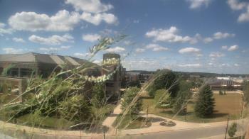 Weather camera view of Eastern Michigan University.