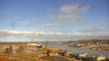 Weather camera view of Charlotte-Genesee Lighthouse.