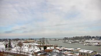 Weather camera view of Charlotte-Genesee Lighthouse.
