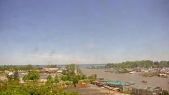 Weather camera view of Charlotte-Genesee Lighthouse.
