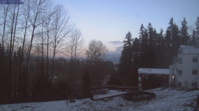 Weather camera view of The Overlake School.