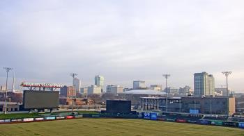 Weather camera view of Riverfront Stadium.