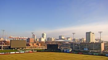 Weather camera view of Riverfront Stadium.