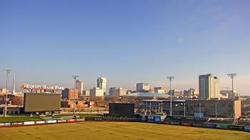 Weather camera view of Riverfront Stadium.