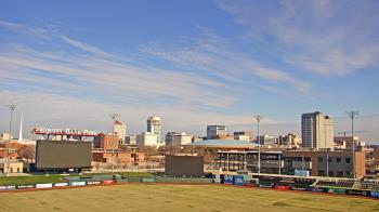 Weather camera view of Riverfront Stadium.
