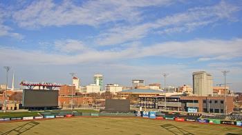 Weather camera view of Riverfront Stadium.