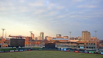 Weather camera view of Riverfront Stadium.