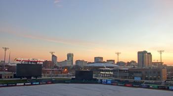 Weather camera view of Riverfront Stadium.