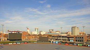 Weather camera view of Riverfront Stadium.