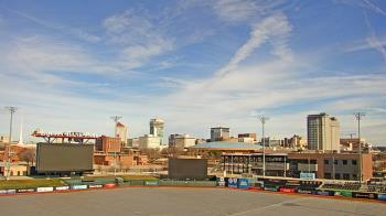 Weather camera view of Riverfront Stadium.