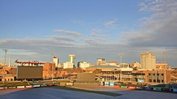 Weather camera view of Riverfront Stadium.