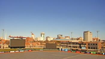 Weather camera view of Riverfront Stadium.