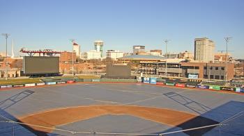 Weather camera view of Riverfront Stadium.