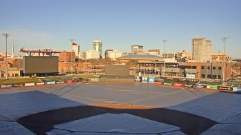 Weather camera view of Riverfront Stadium.