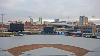 Weather camera view of Riverfront Stadium.
