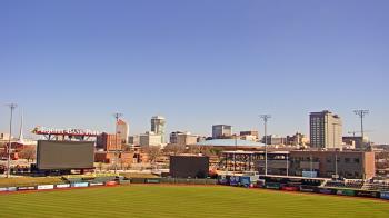 Weather camera view of Riverfront Stadium.