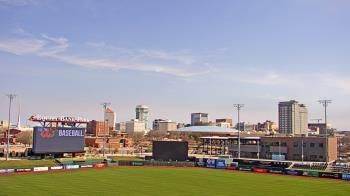 Weather camera view of Riverfront Stadium.