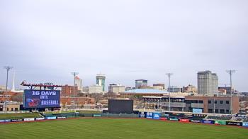 Weather camera view of Riverfront Stadium.