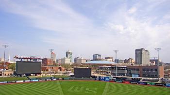 Weather camera view of Riverfront Stadium.