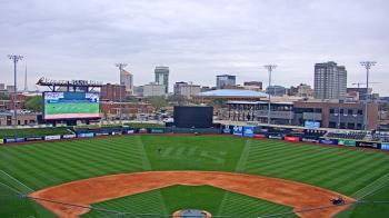 Weather camera view of Riverfront Stadium.