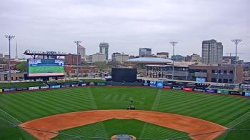 Weather camera view of Riverfront Stadium.