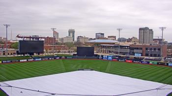 Weather camera view of Riverfront Stadium.