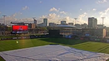 Weather camera view of Riverfront Stadium.