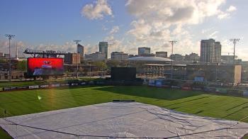 Weather camera view of Riverfront Stadium.