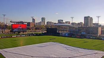 Weather camera view of Riverfront Stadium.