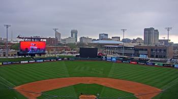 Weather camera view of Riverfront Stadium.