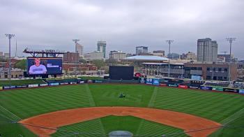 Weather camera view of Riverfront Stadium.