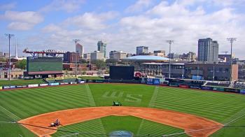 Weather camera view of Riverfront Stadium.