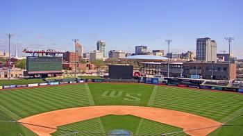 Weather camera view of Riverfront Stadium.