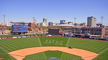 Weather camera view of Riverfront Stadium.