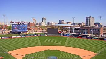 Weather camera view of Riverfront Stadium.