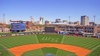 Weather camera view of Riverfront Stadium.