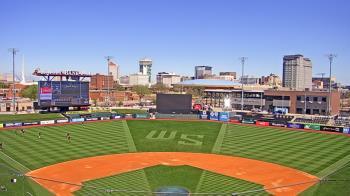 Weather camera view of Riverfront Stadium.