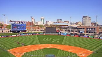Weather camera view of Riverfront Stadium.