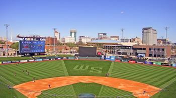 Weather camera view of Riverfront Stadium.